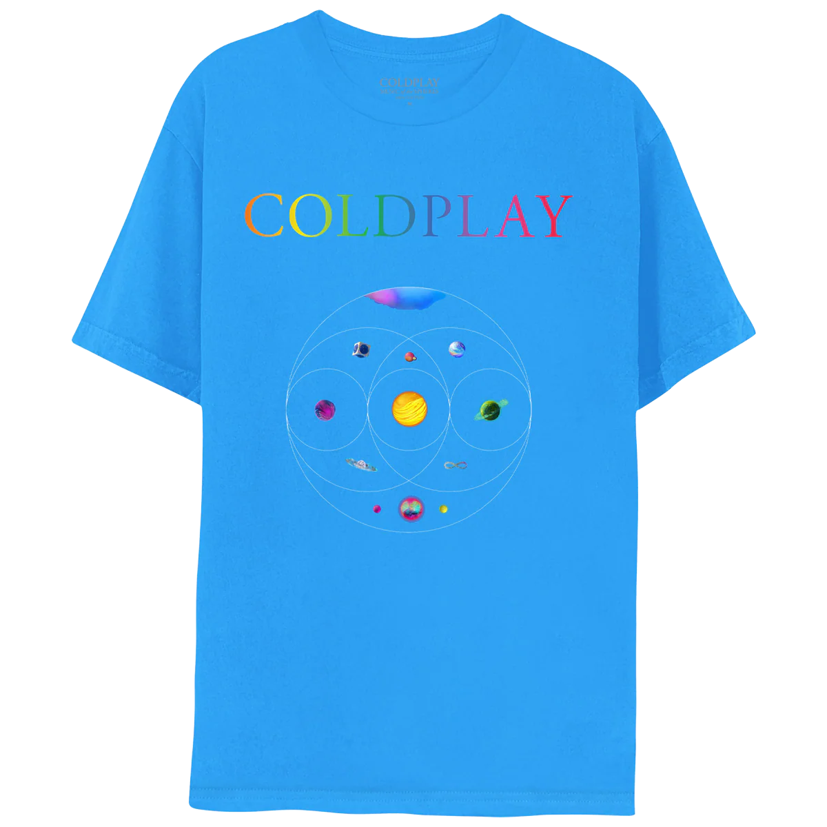 MUSIC OF THE SPHERES SAPPHIRE WORLD TOUR 2022 TEE