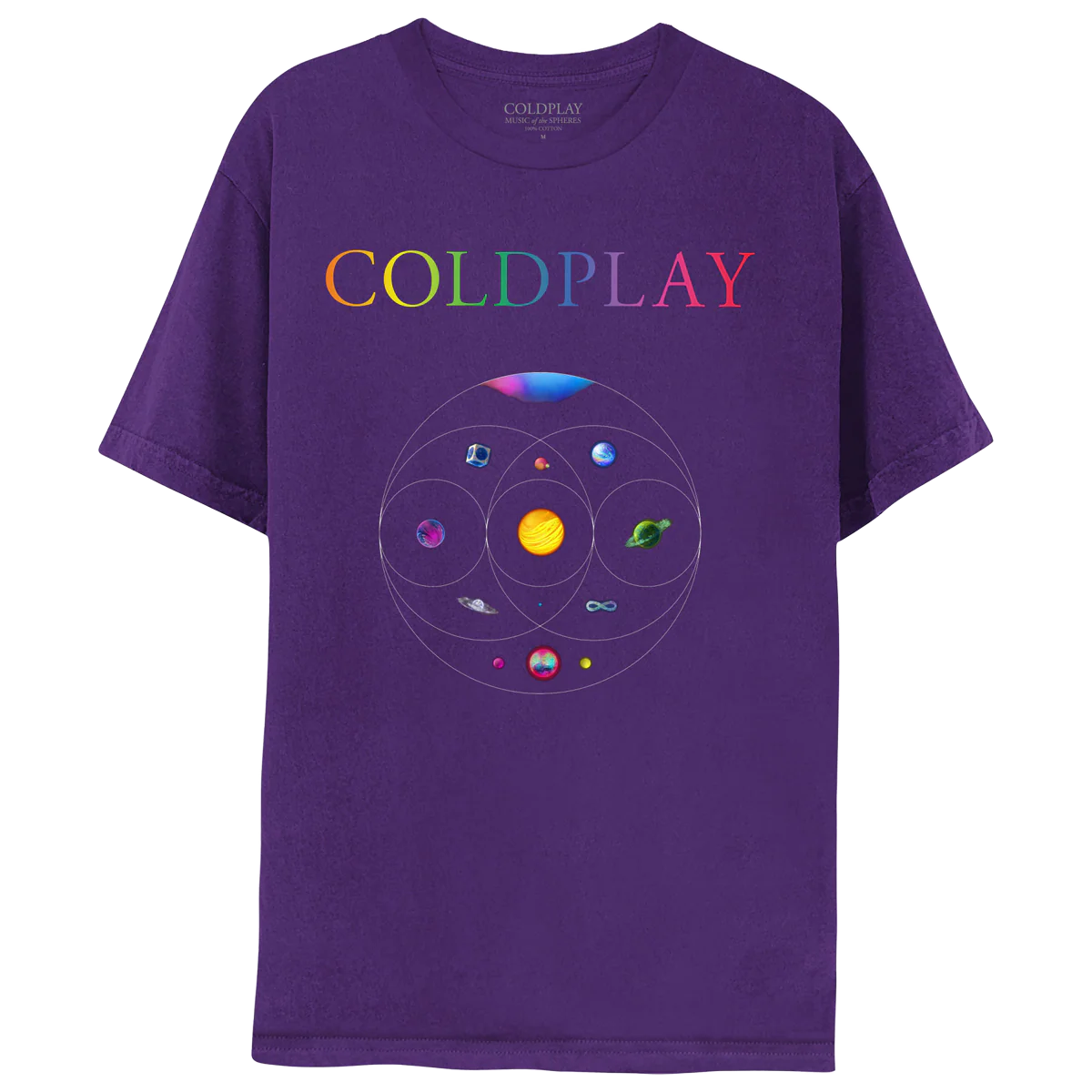 MUSIC OF THE SPHERES PURPLE WORLD TOUR 2022 TEE